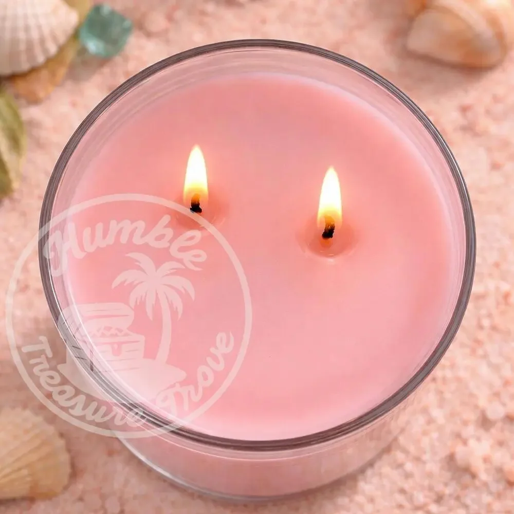 Yankee Candle Pink Sands Large 22oz 2-Wick Tumbler Candle Tropical Scent‎